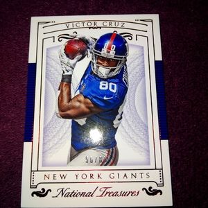 2015 PANINI - NATIONAL TREASURES FOOTBALL- VICTOR CRUZ #56/80